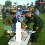 Tabur Bunga Di Pancaka Tirta Pangdam Ziarah Nasional