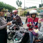 Polsek Ngadiluwih Razia Multisasaran Cegah Kejahatan di Jalanan