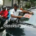 Sosialiasi Larangan Parkir Bagi Pemilik Kendaraan Roda Empat