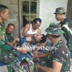 Bantu Pengobatan Gratis Kepada Warga, Satgas TMMD Siagakan Petugas Kesehatan