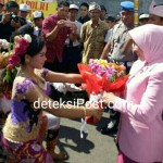 Sinergitas TNI-Polri Di Tabanan Menyambut Kedatangan Ibu Kapolri   