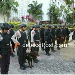 Jibom dan K9 Lakukan Sterilisasi Tempat Dinner Para Delegasi World Parliamentary Forum