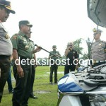 Apel Gelar Kesiapan Pasukan Pengamanan Kunjungan Presiden dan Wakil Presiden
