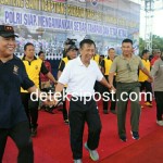 Keakraban Ditahun Politik TNI POLRI dan Pemprov Gelar Olahraga Bersama