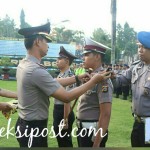 Sebanyak 21 Personel Polres Bangli Naik Pangkat