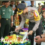 Dandim 1626/Bangli Berikan Kejutan Hari Bhayangkara Ke-72 Pada Polres Bangli