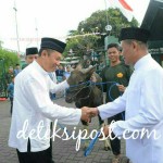 Kodam, Lanal Denpasar, dan Lanud IGNR Bagikan Ribuan Kantong Daging Kurban
