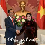 Tiga Isu yang Disampaikan Presiden Jokowi Saat Bertemu Parlemen Vietnam