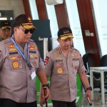 Siaga  Pengamanan IMF-World Bank 2018, Kapolda Bali Sambut Kedatangan Kapolri di Bandara Ngurah Rai