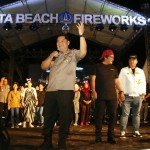 Spektakuler! Kapolda Bali dan Bupati Badung Hadiri Kuta Beach Fireworks Festival