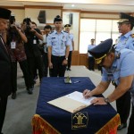 Serah Terima Jabatan Kepala Kantor Wilayah Kementerian Hukum dan HAM Bali