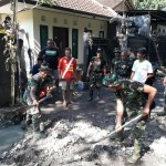 Alami Banjir Akibat Pendangkalan, TNI Laksanakan Karya Bakti