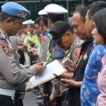 Kasi Propam Kegiatan Gaktibplin di Mapolres Badung.
