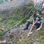 Jelang Hut Ke 58 Korem 163 Wira Satya, Kodim Gianyar Lakukan Bersih-Bersih