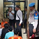 Propam Beserta Pawas Sidak di Ruang Tahanan Polres Badung.