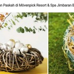 Easter Sunday celebration with family enjoying lunch