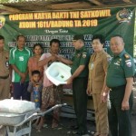 Kodim Badung Berikan Bantuan Jamban, Wujudkan Hidup Sehat Warga.