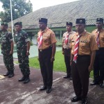 Dandim Klungkung Kukuhkan Anggota Saka Wira Kartika Ida I Dewa Istri Kanya