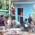 Pembuatan Jamban di Wilayah Kodim 1609/Buleleng dilaksanakan di Setiap Desa