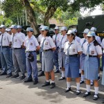 Kepala Staf Kodim Lepas Siswa-Siswi Peserta Pelatihan Kader Bela Negara