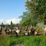Kodim Klungkung Bersama Warga Persiapan Pembukaan TMMD Ke 105 TA. 2019