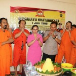 Polres Tabanan Rayakan Hari Bhayangkara ke – 73 bersama Tahanan