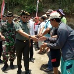 Irjenad Kunjungi TMMD Ke 106 Kodim Tabanan, Sebut TNI Dan Masyarakat Ngayah