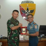 KRI Bima Suci Audensi Dengan Pangdam IX/Udayana