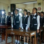Kodim Badung Edukasi Wasbang Siswa SMK PGRI 1 Badung