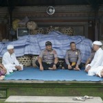 Kapolres Bangli Sambangi Tokoh Agama di Pura Pucak Hyang Ukir.