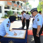 Kantor Wilayah Kementerian Hukum dan Hak Asasi Manusia Bali Deklarasi Janji Kinerja Tahun 2020.