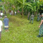 Kodim Gianyar Karya Bakti Pembersihan Di Sekitar Pura Gunung Kawi Tampaksiring