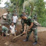 Ditengah Merebaknya Wabah Covid-19, TNI Tetap Semangat Tuntaskan TMMD ke-107.