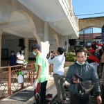 Polres Bangli Bersama Pengurus Masjid Semprot Disinfektan Cegah Corona