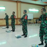 Anggota Kodim Badung Mendapat Pelatihan Penggunaan APD