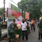 Dampak Covid-19, Kodam IX/Udayana Bersama Kodim Badung Gelar Dapur Umum Ramadhan.