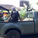 Kodim 1626 Dan Polres Bangli Distribusikan Ribuan Nasi Bungkus Kepada Warga Banjar Serokadan.