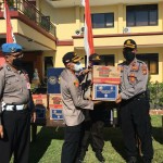 Polri Salurkan Bantuan Sembako Kerjasama Polda Bali Dengan Kementrian Pariwisata Dan Ekonomi Kreatif.