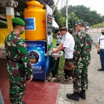 Dampak Pandemi COVID-19, Dandim Buleleng Bersama Rektor Undhiksa Serahkan Bantuan Wastafel.