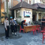 Anggota Polsek Kintamani Polres Bangli, Pengamanan Penyaluran BST Tahap II.