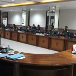 Evaluasi Kegiatan Pendisiplinan Masyarakat dan Kodam IX/Udayana Gelar Vidcon Penanganan Covid-19.