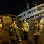 Kapolres Karangasem Cek Kapal Hampir Terbalik di Pelabuhan Padangbay.