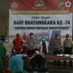 Kapolres Bangli Gelar Donor Darah Dalam Rangka Hari Bhayangkara ke-74
