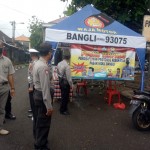 Terapkan Disiplin Protokol Kesehatan di Pasar Kidul, Polres Bangli Dirikan Dua Posko Terpadu