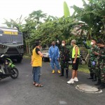 Putus Mata Rantai Covid-19 di Asrama Prajurit, Yonzipur 18/YKR dan BPBD Bali Semprotkan Disinfektan