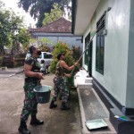 Terapkan PHBS Di Tempat Kerja, Kodim Tabanan dan Jajaran Koramil Tampil Lebih Bersih