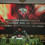 Kodam IX/Udayana Gelar Apel Dansat TNI AD Tersebar TA. 2020