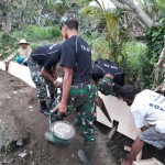 Kodim Klungkung Bersama Warga Gelar Karya Bakti Di Banjarangkan
