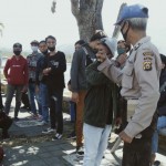 Sat Pol Air Polres Bangli,  Pendisiplinan Protokol Kesehatan Kepada Wisatawan di Danau Batur.