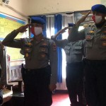 Polres Badung Dan Jajaran Kompak Nonton Bareng Upacara HUT RI Ke -75